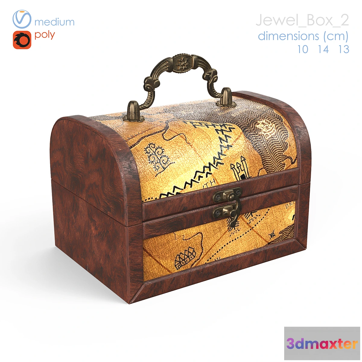 1406442 - jewelry box 2 3D Max