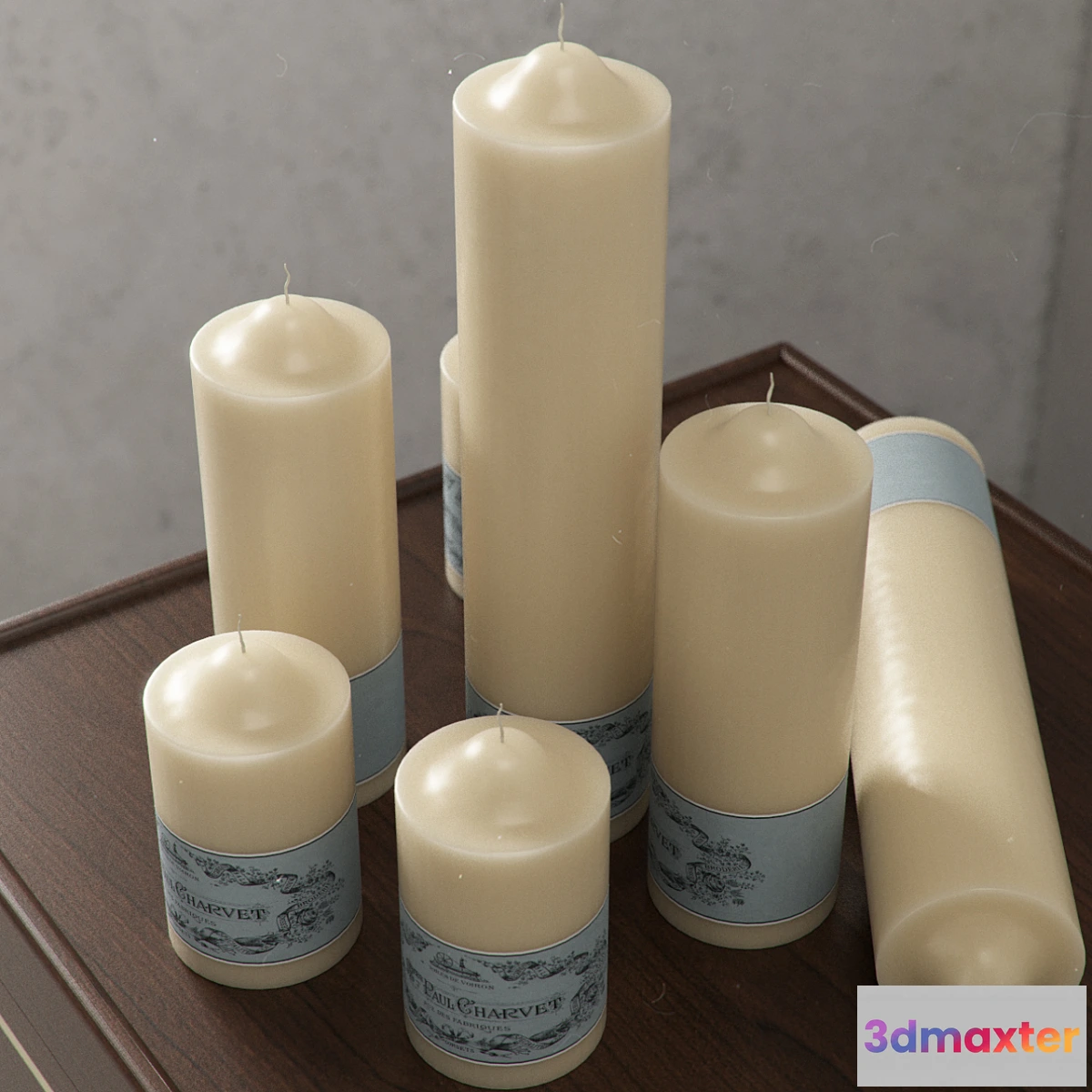 1406742 - Candles 3D Max