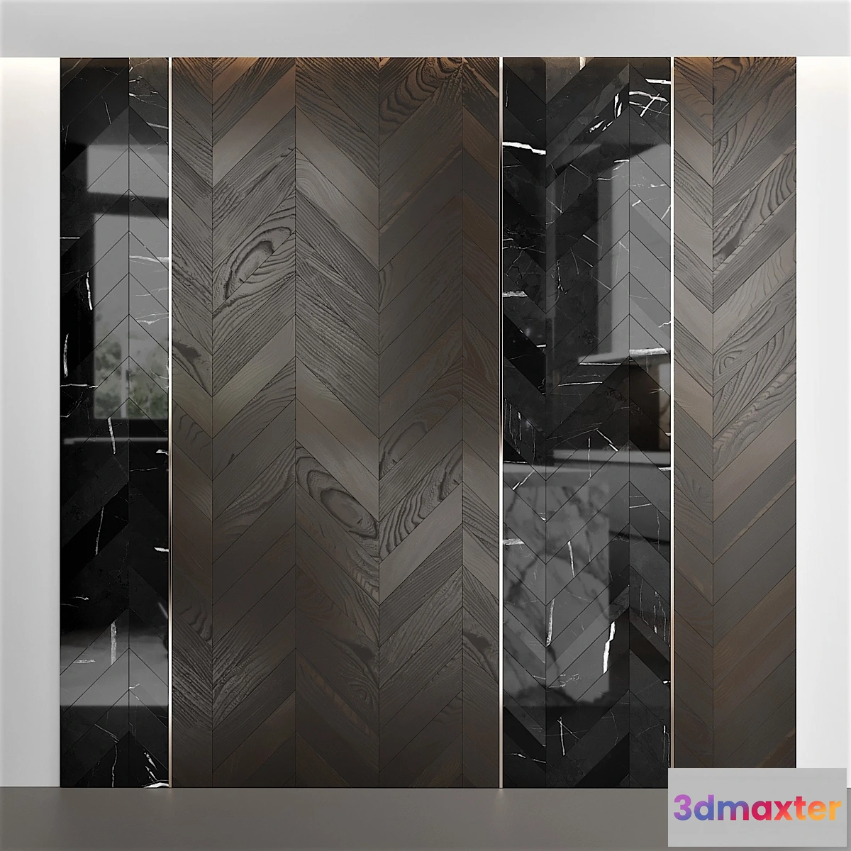 1407248 - Chevron Sliced 3 3D Max