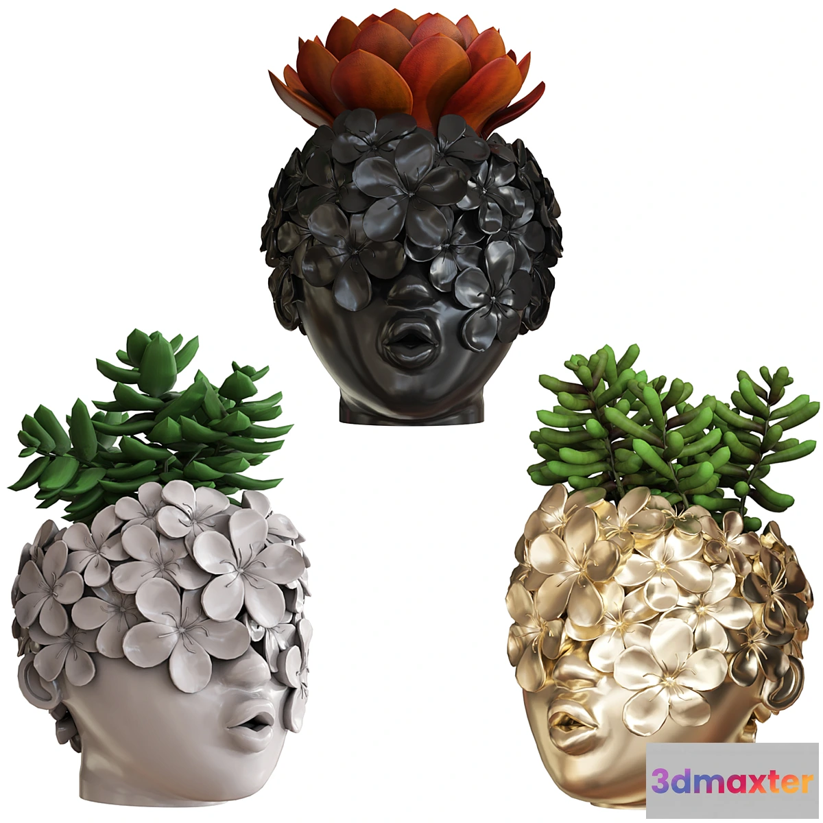 1409522 - bouquet set 104 3D Max