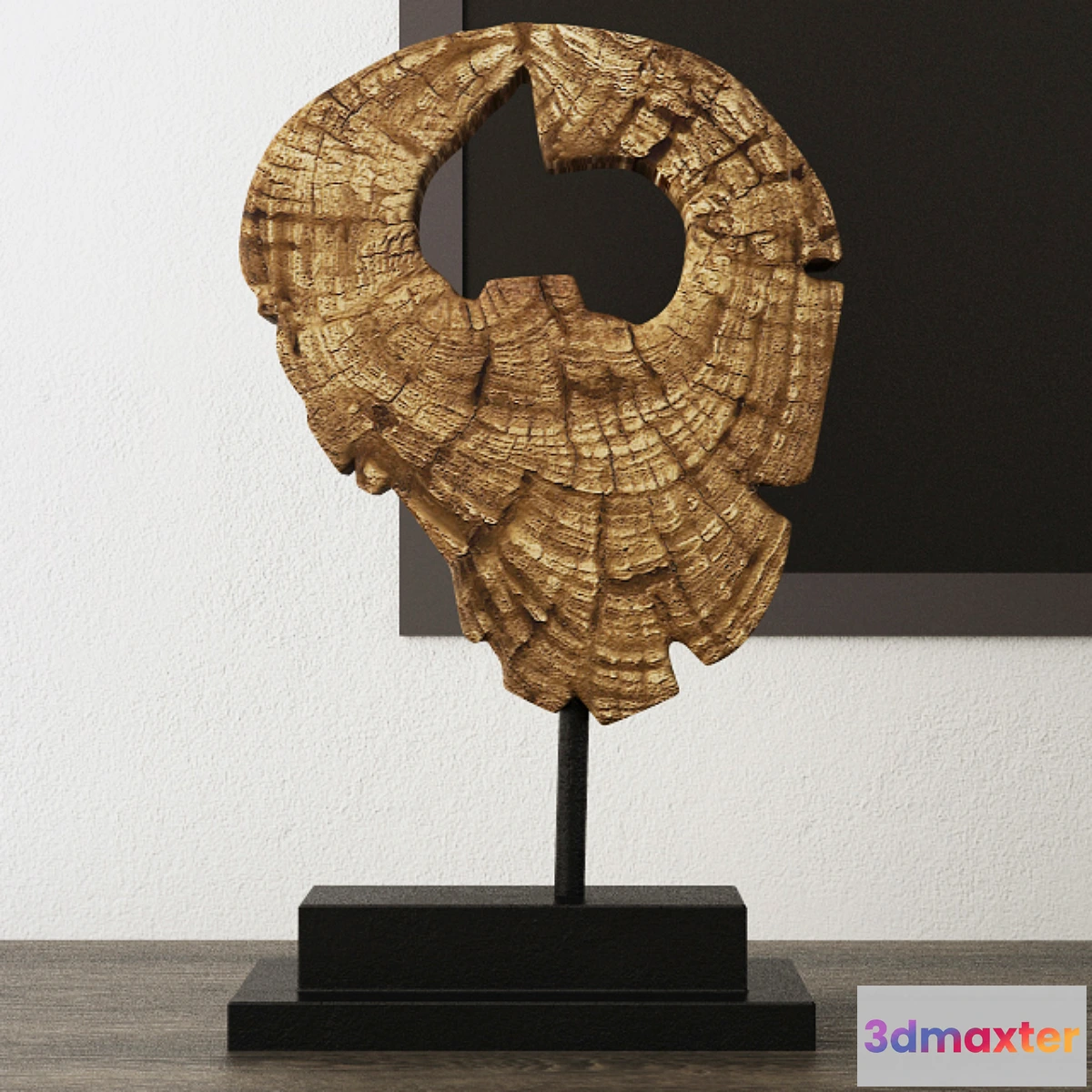 1410102 - Tree Slice Tabletop Sculpture 3D Max