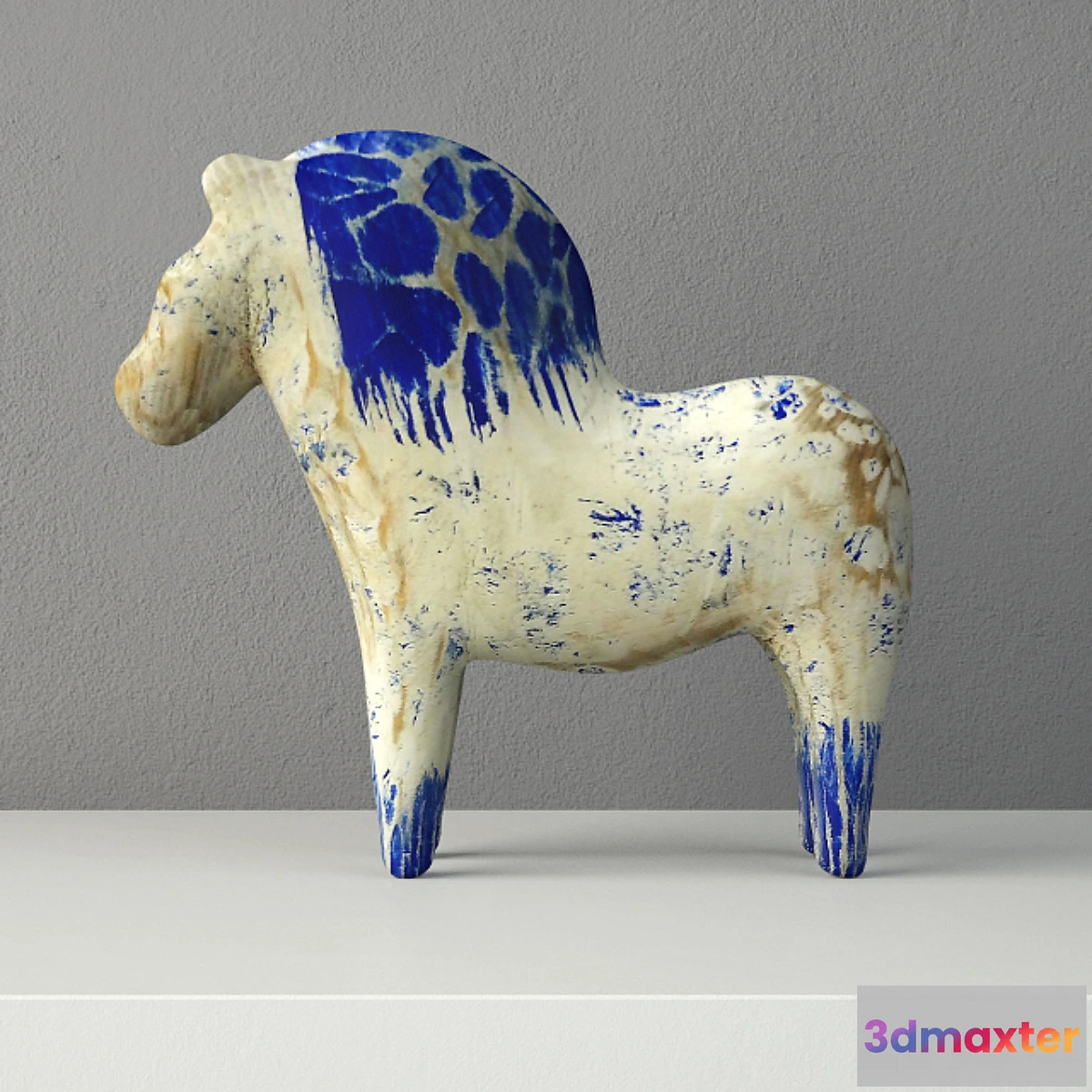 1410146 - Swedish Dala Horse 3D Max