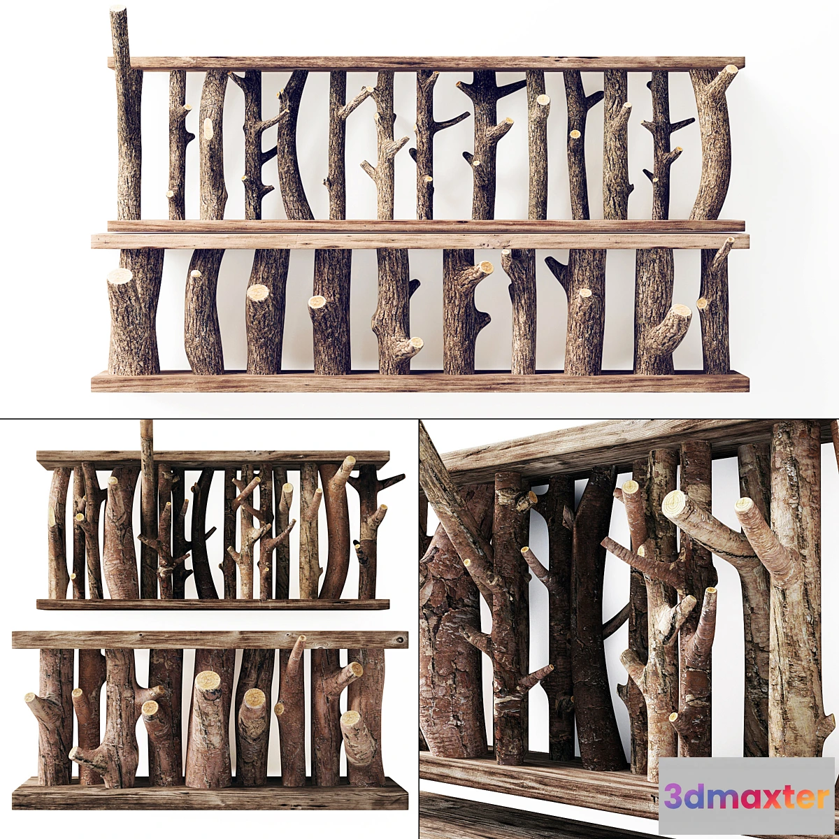 1410704 - Decor log constructor 3D Max