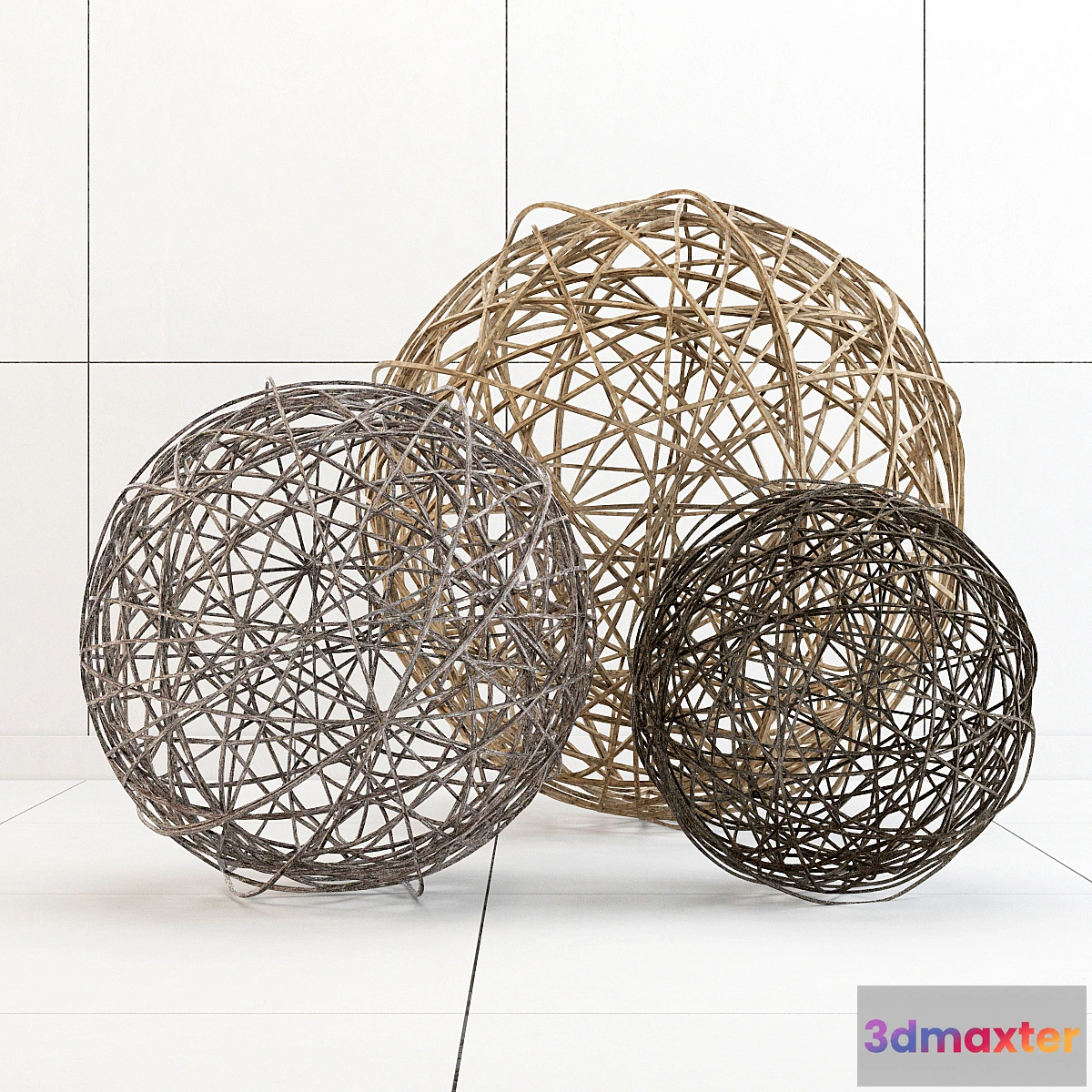 1412654 - Wicker ball 3D Max