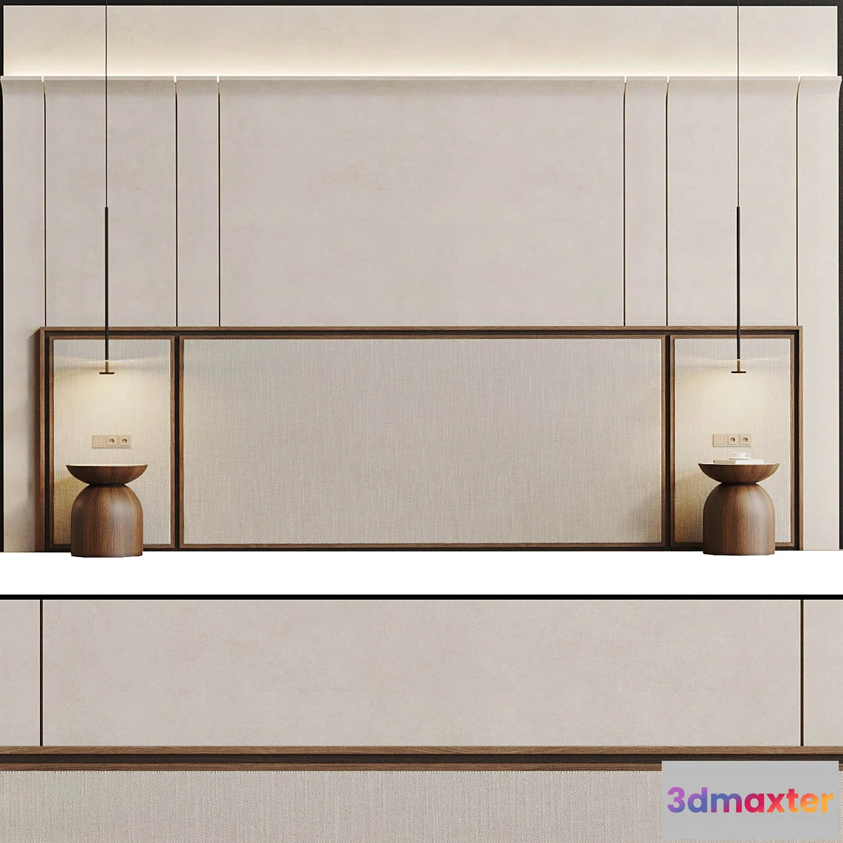 1412656 - Decorative 3D wall panel 007 3D Max