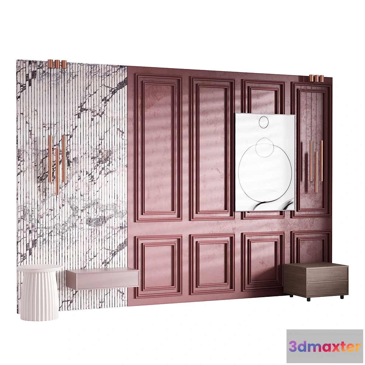 1414658 - Decorative Wall panel 40 3D Max