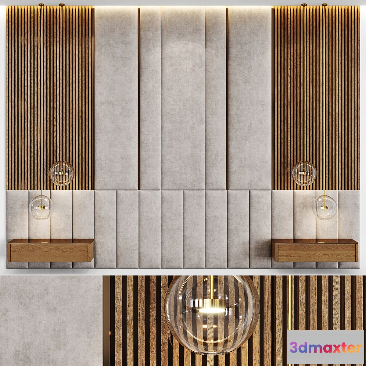 1414832 - Decotarive Wall panel 028 3D Max