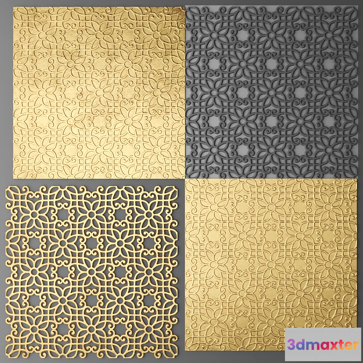 1416320 - Decor for wall. Panel. 3D 3D Max