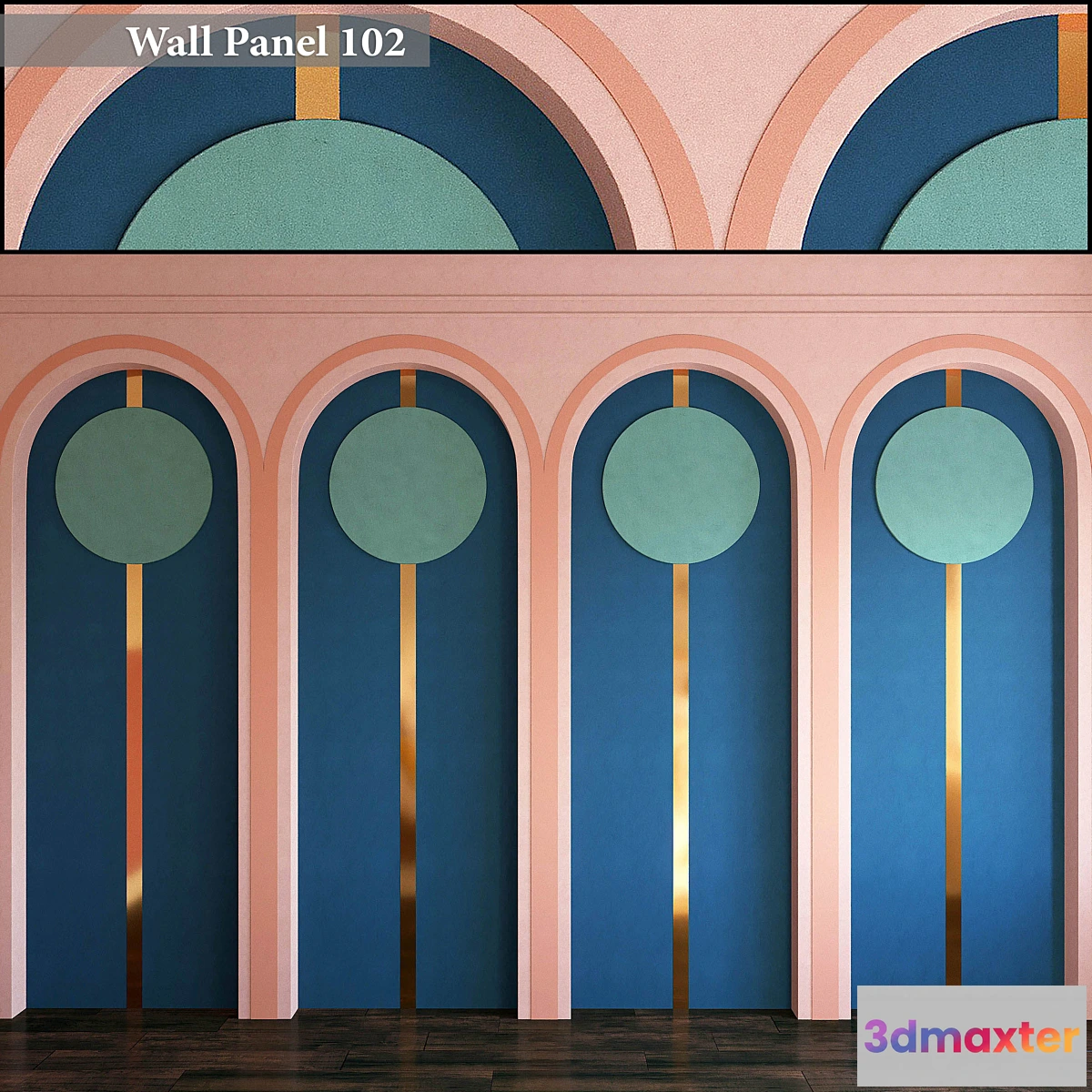 1416798 - Wall panel 102 3D Max