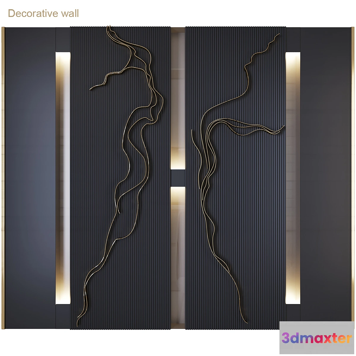 1416814 - Decorative_wall_SVblack 3D Max