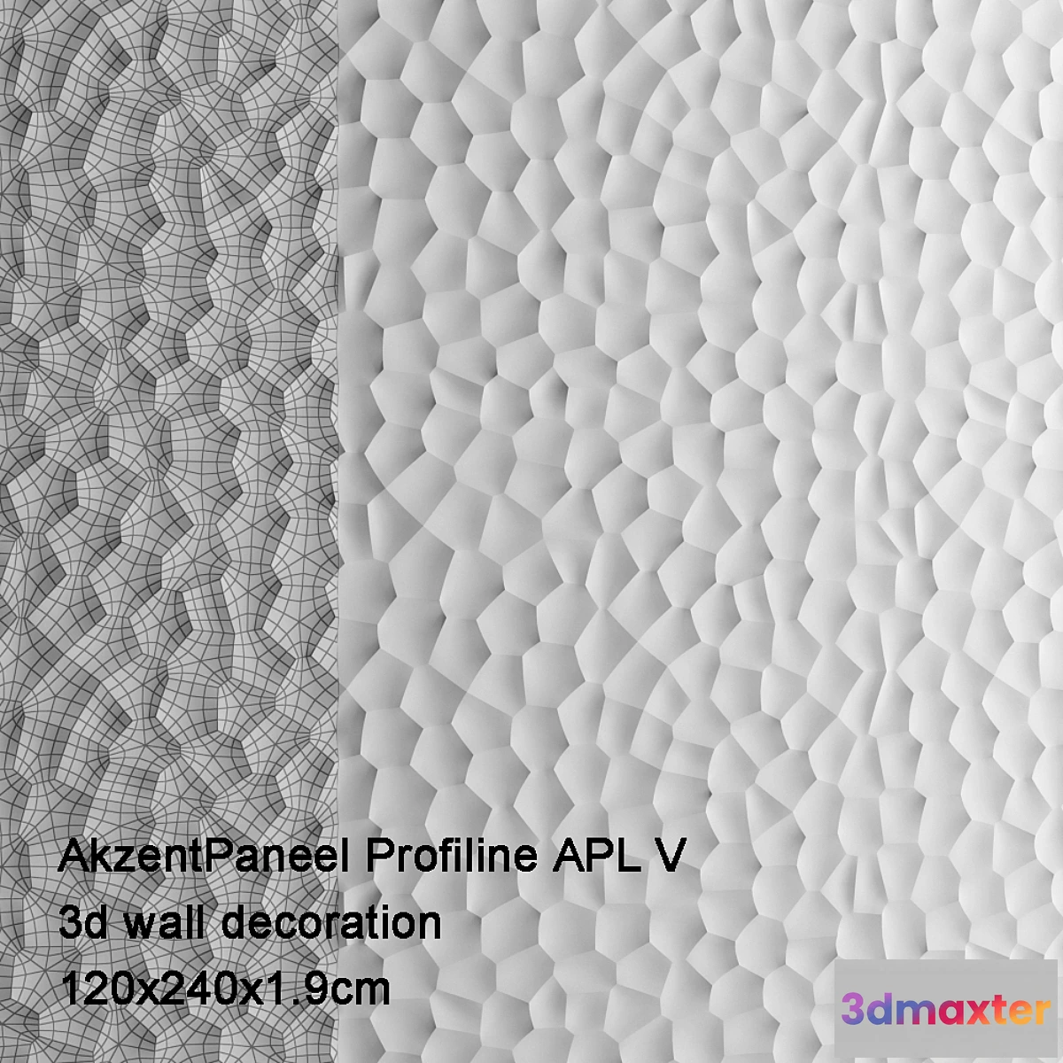 1417838 - AkzentPaneel Profiline APL V 6004 3D Max