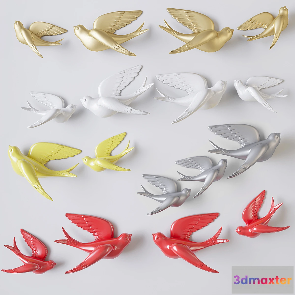 1417958 - HPDecor_Gulls 3D Max