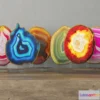 1418130 - Agate Slices on Clear Base 3D Max