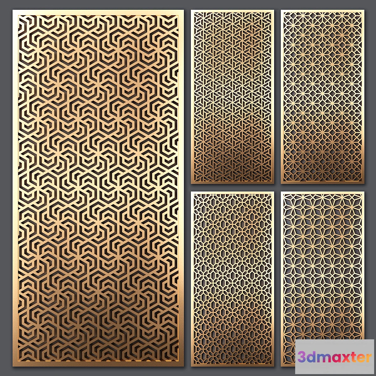 1418228 - Decorative partition 3D Max