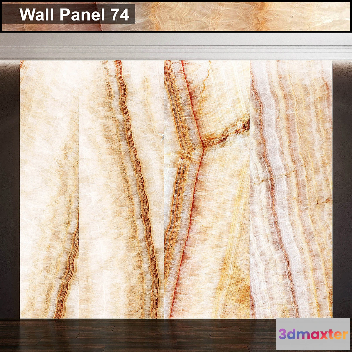 1418930 - Wall Panel 74 3D Max