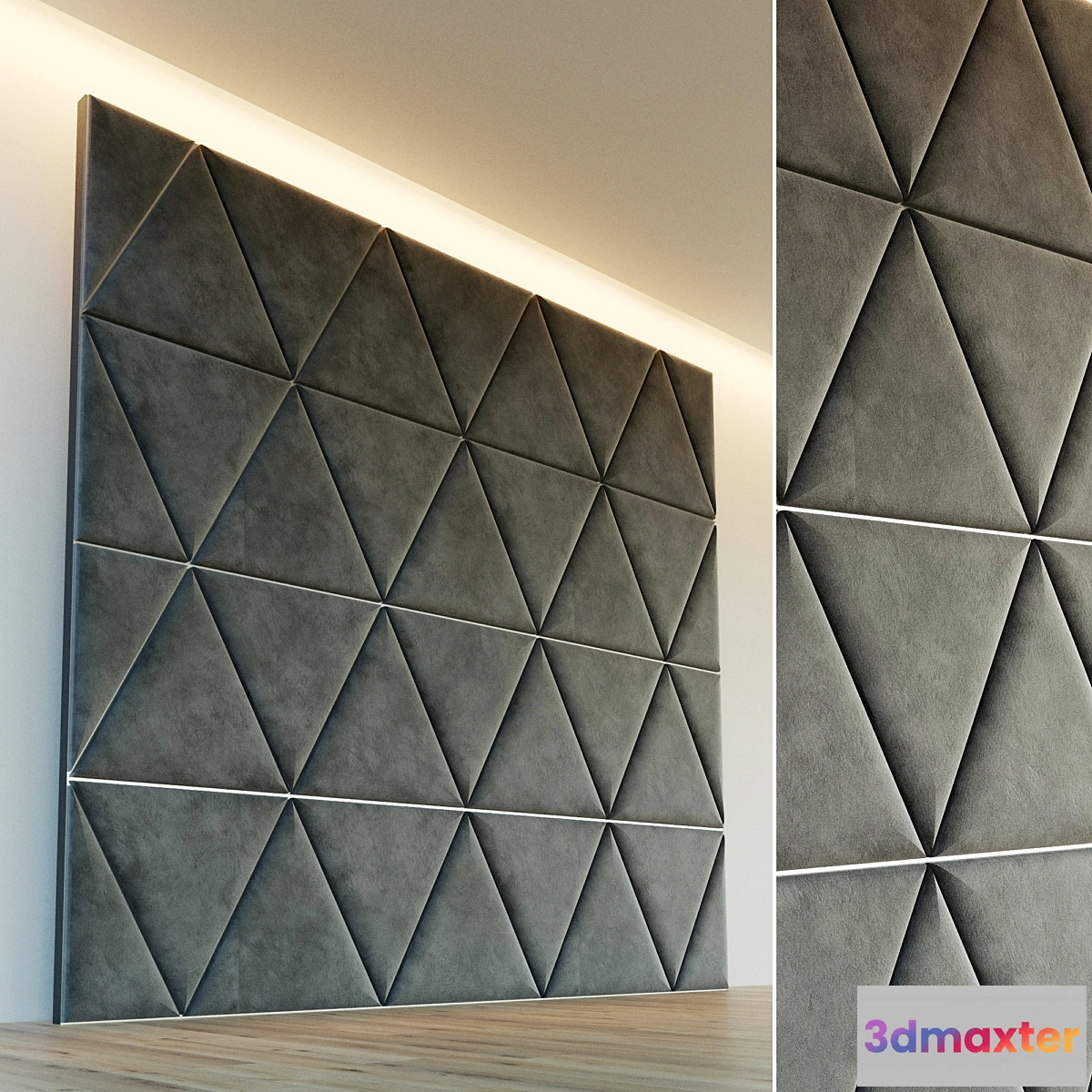 1419184 - Decorative wall. Soft panel. 34 3D Max