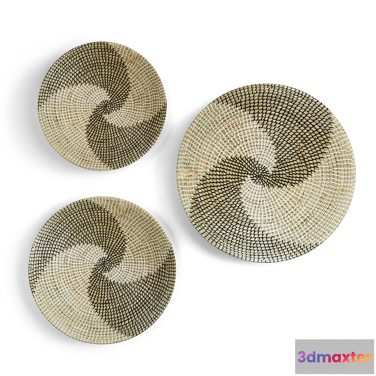 1419548 - Wicker plate 02 3D Max