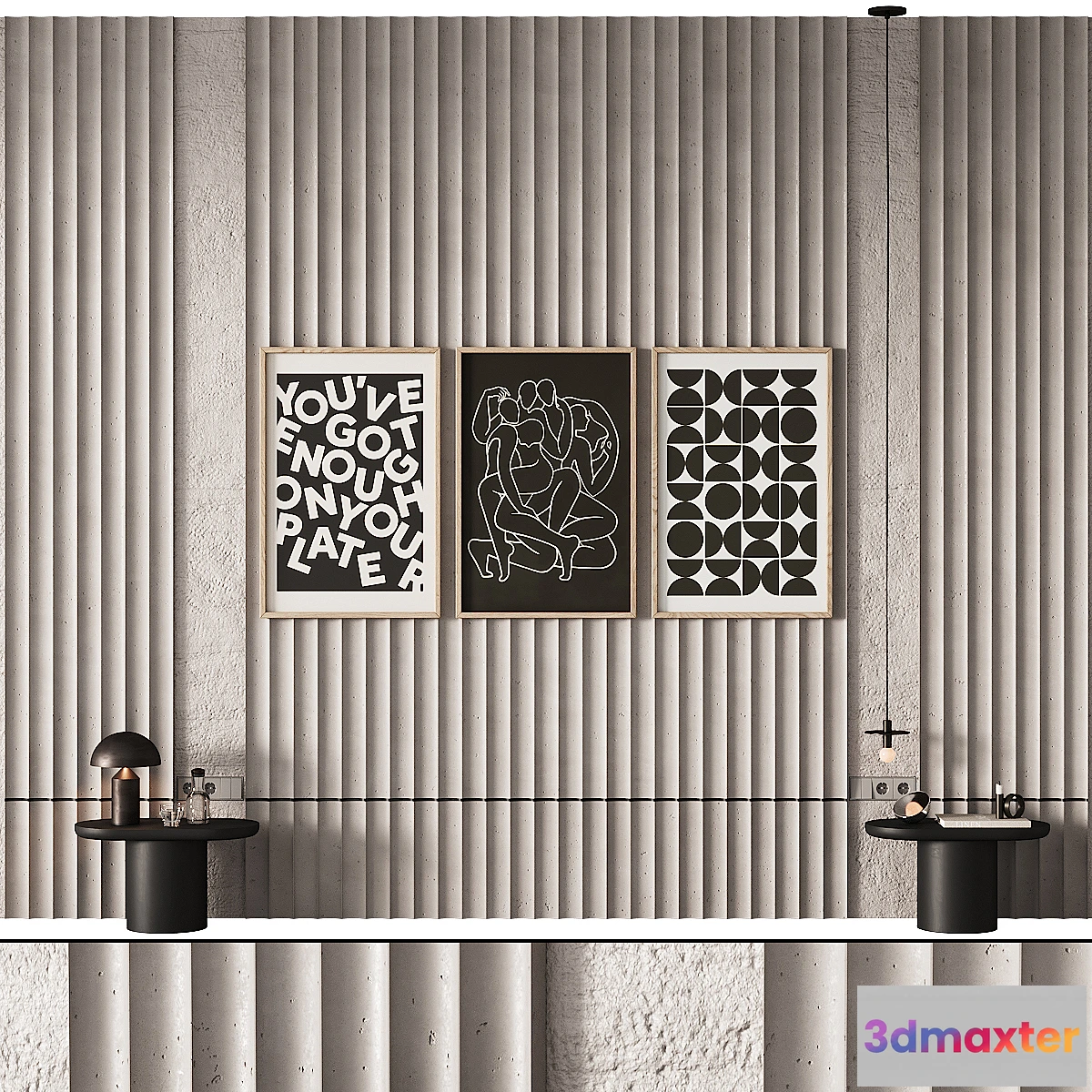 1419936 - 267 wall composition 09 bedroom headboard kit 04 3D Max