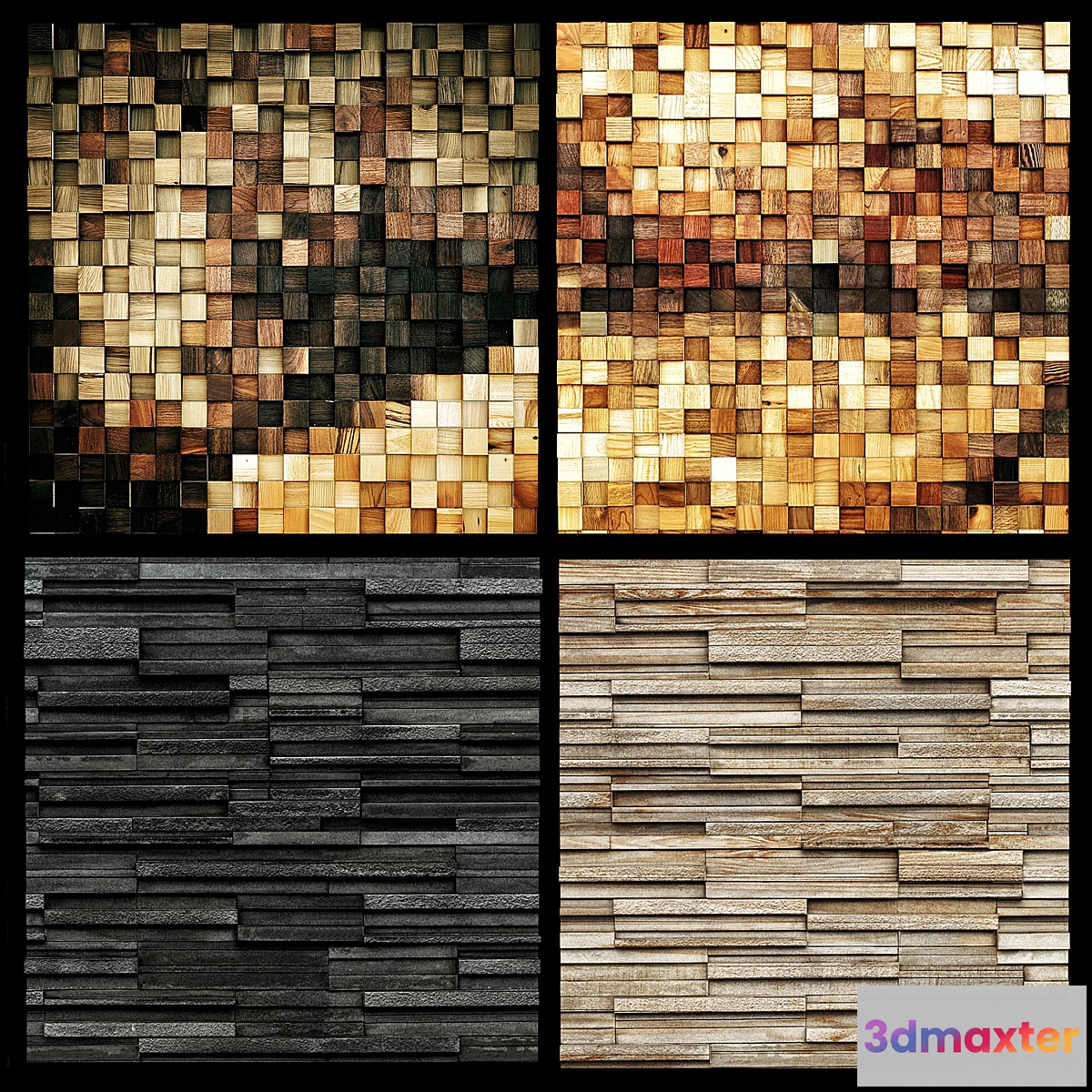 1421888 - Wood panel 1 3D Max