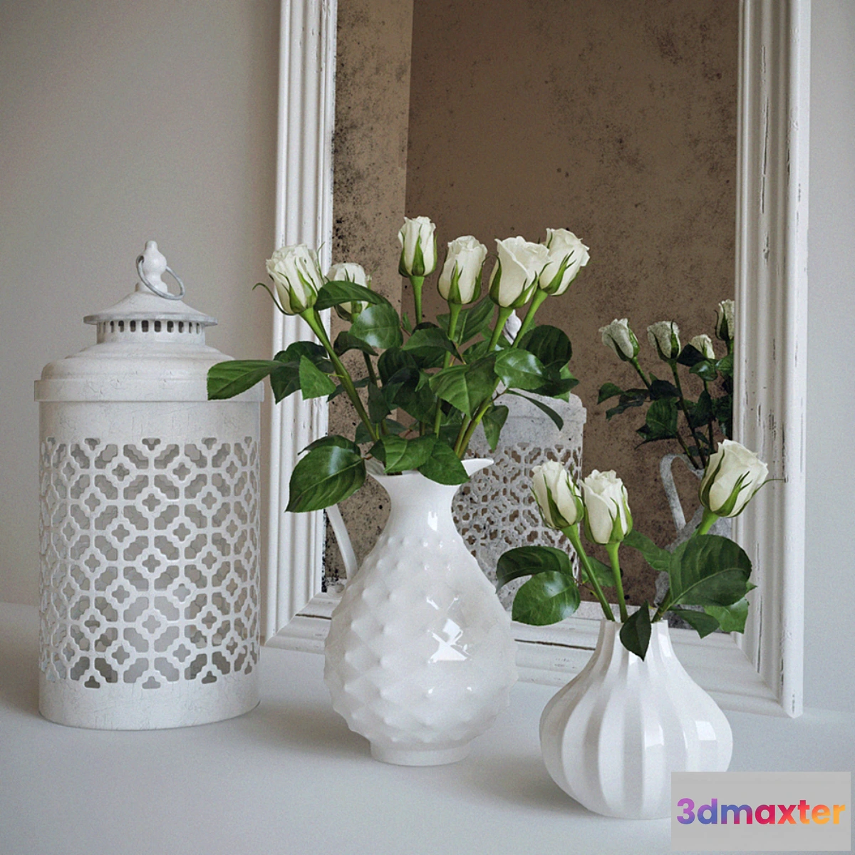 1423502 - Decor with roses 3D Max