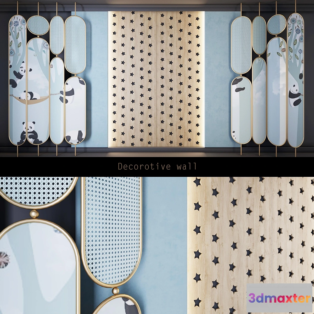 1423884 - Decorative wall 10 3D Max