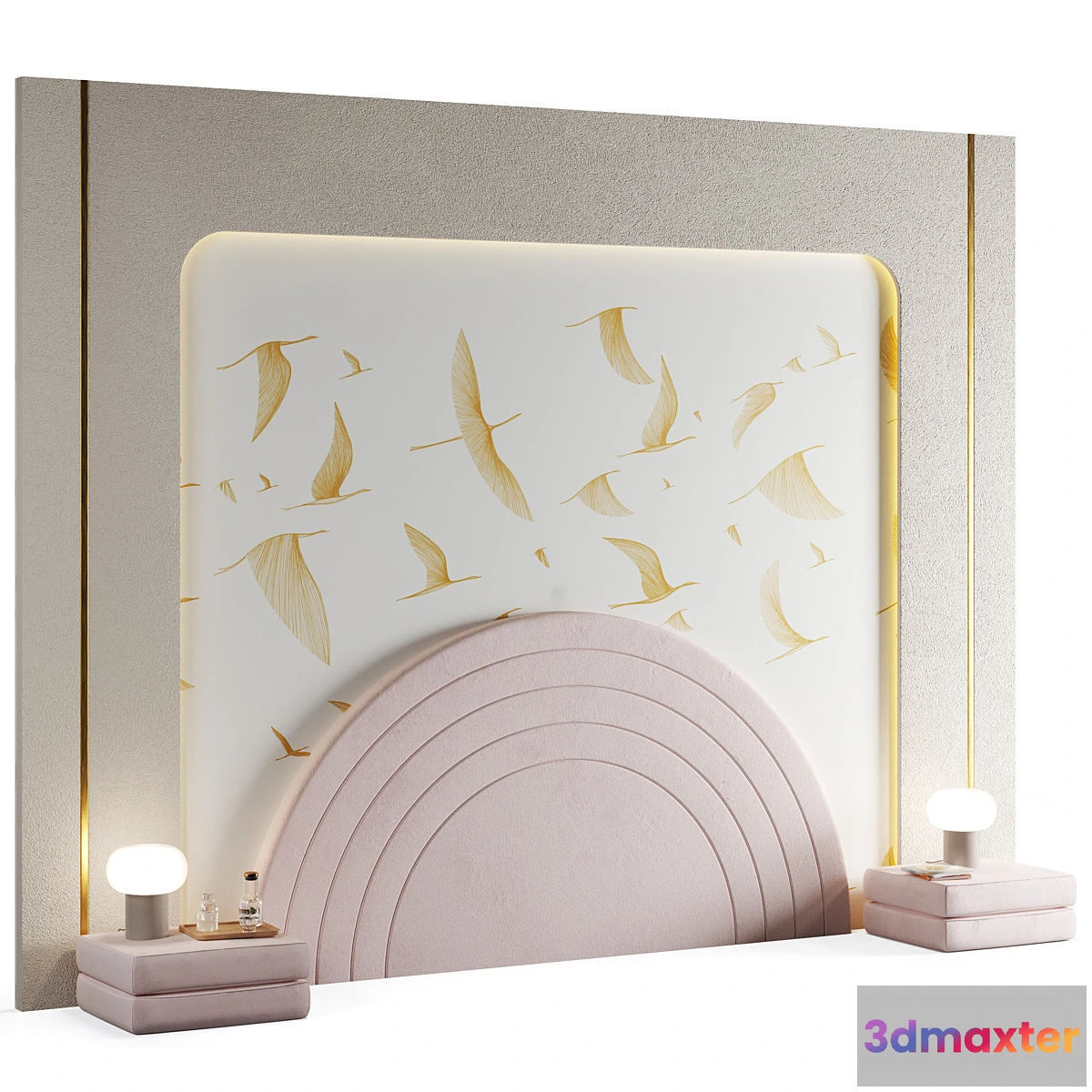 1424608 - Headboard 17 3D Max