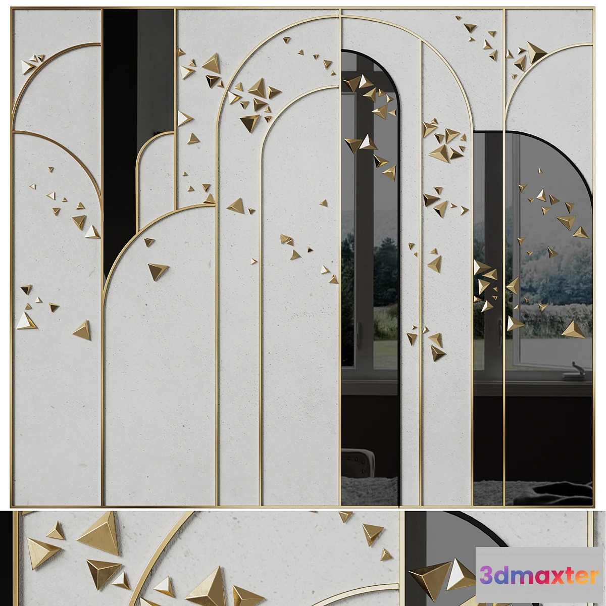 1425416 - Wall panel 23 3D Max