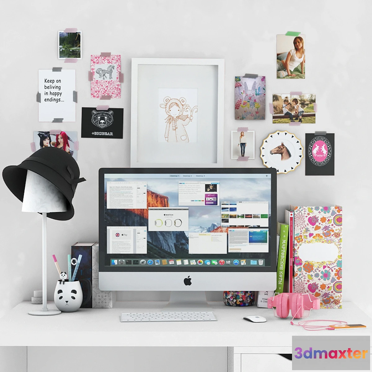 1425442 - Desk Decoration 3D Max