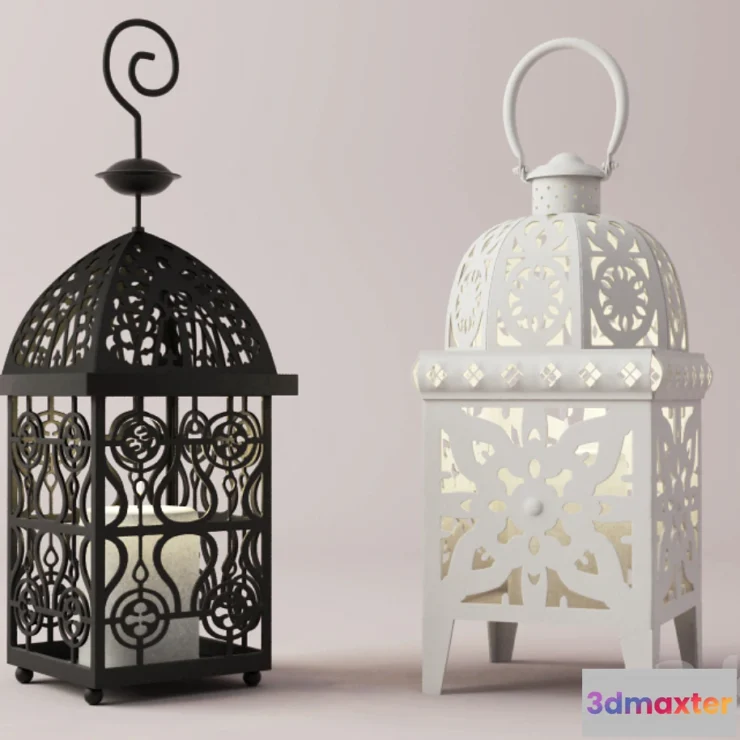 1425458 - Moroccan Lanterns 3D Max