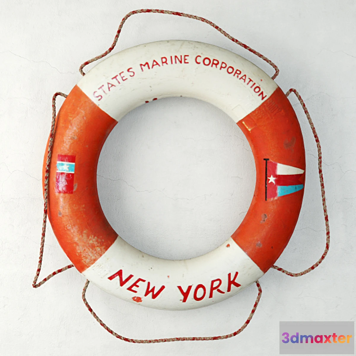 1426850 - States Marine Corporation Life Preserver Ring 3D Max