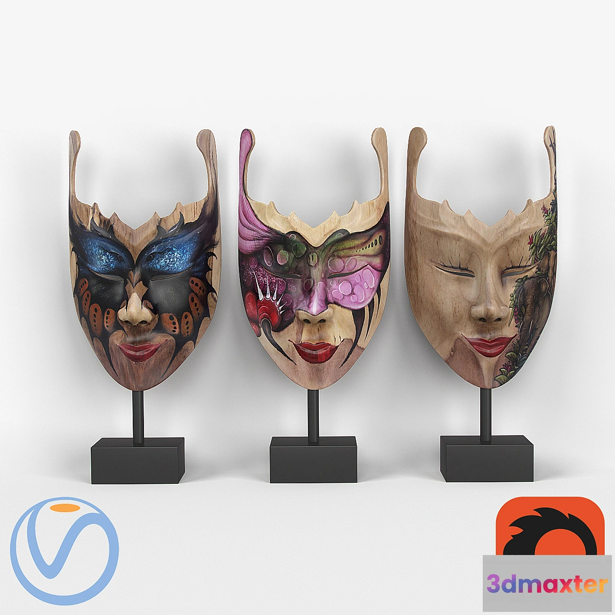 1428822 - Masks 3D Max