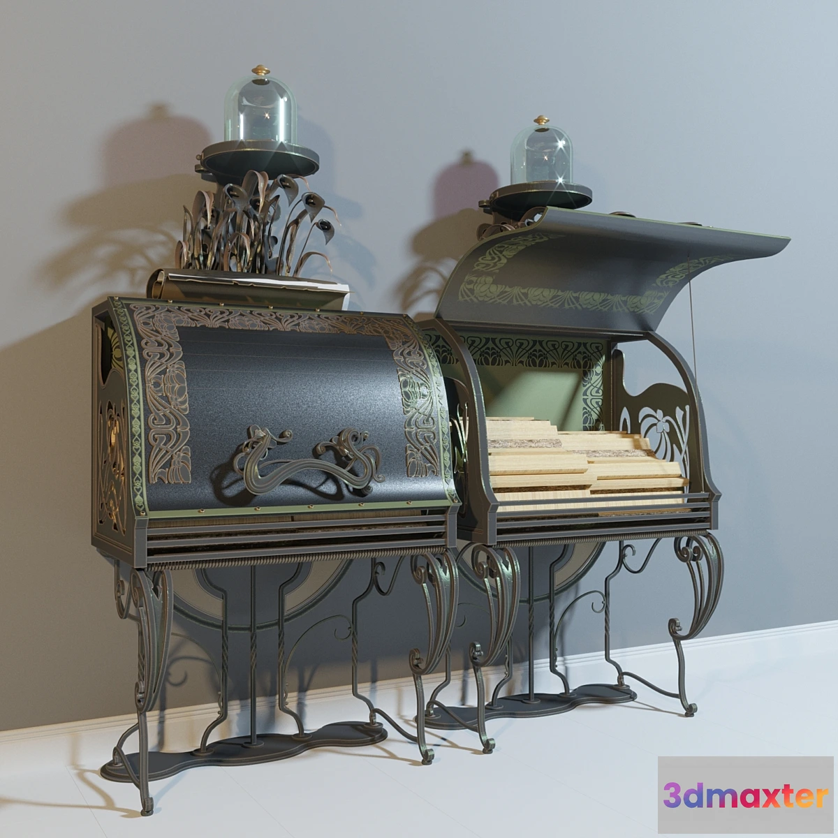 1429258 - Forged dovnitsa in the classical style. 3D Max