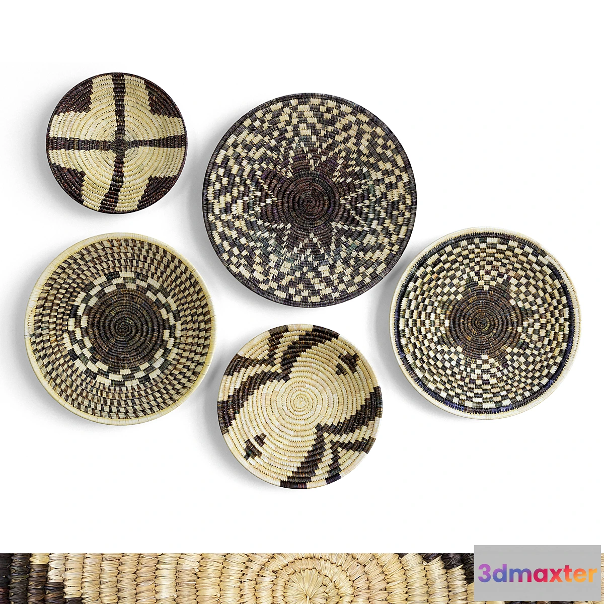 1429872 - Surya Dastkar wicker plate 3D Max