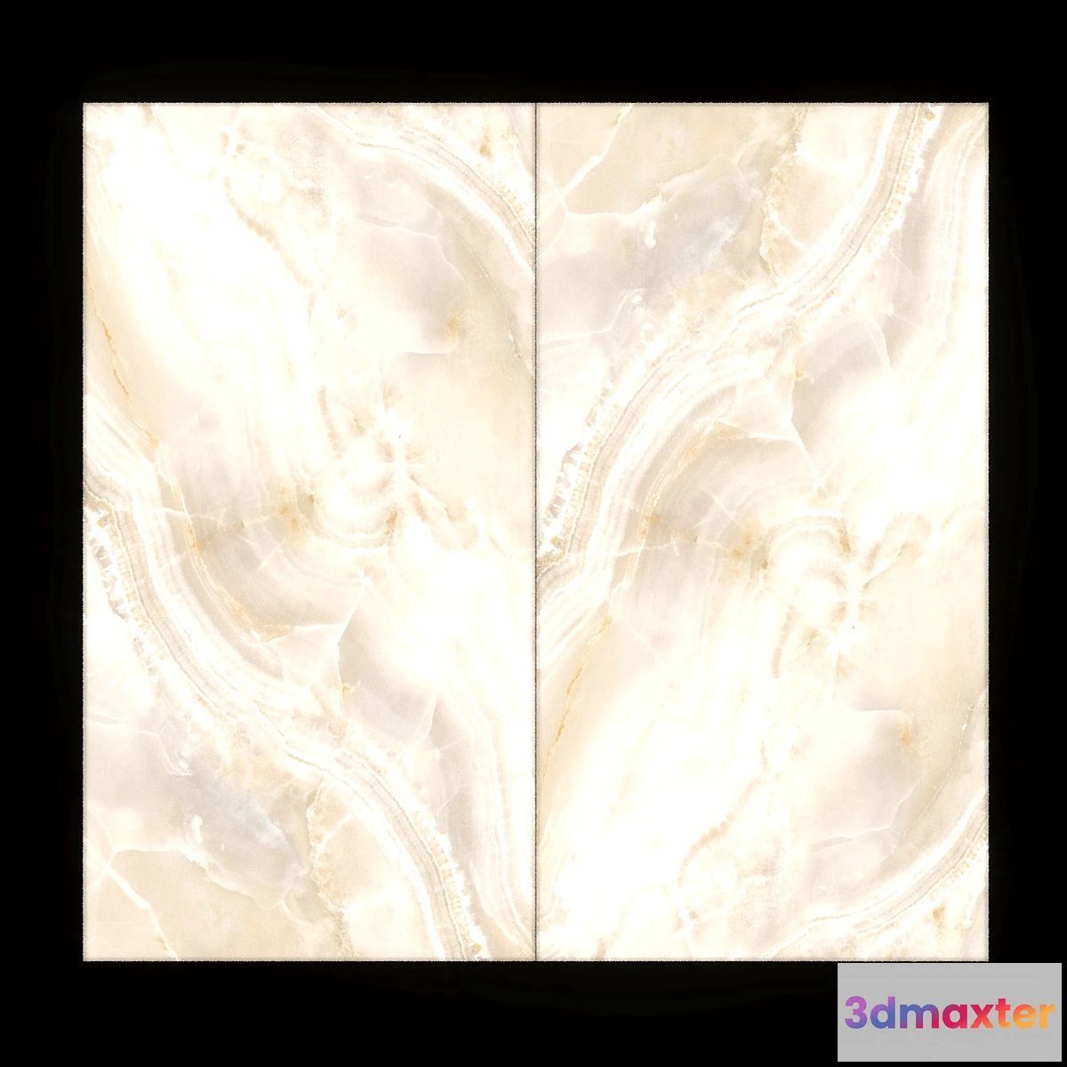 1432640 - Backlit Onyx_02 Gray 3D Max