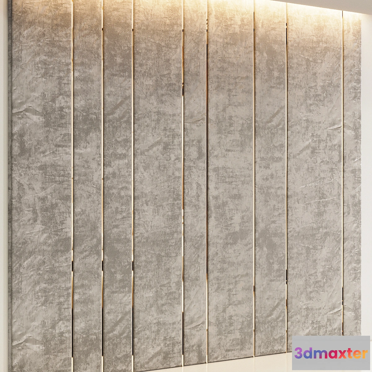 1432714 - Soft beige headboard 3D Max