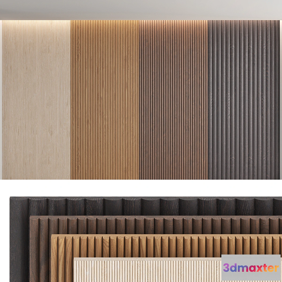 1433026 - Wood panels_set2 3D Max