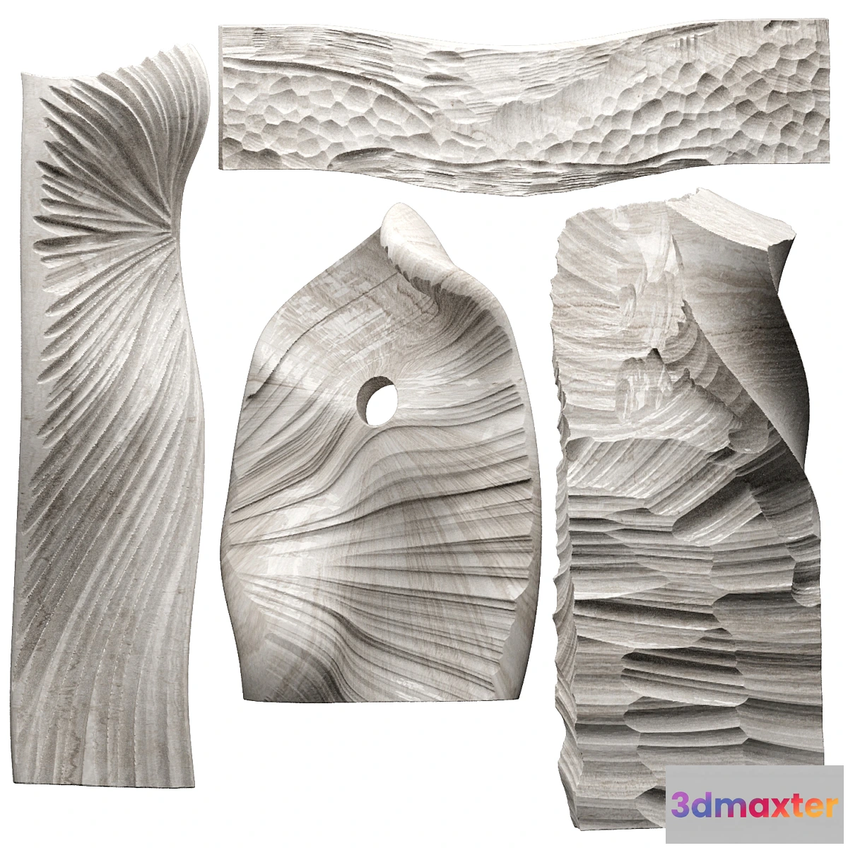 1433884 - stone decor set1 3D Max