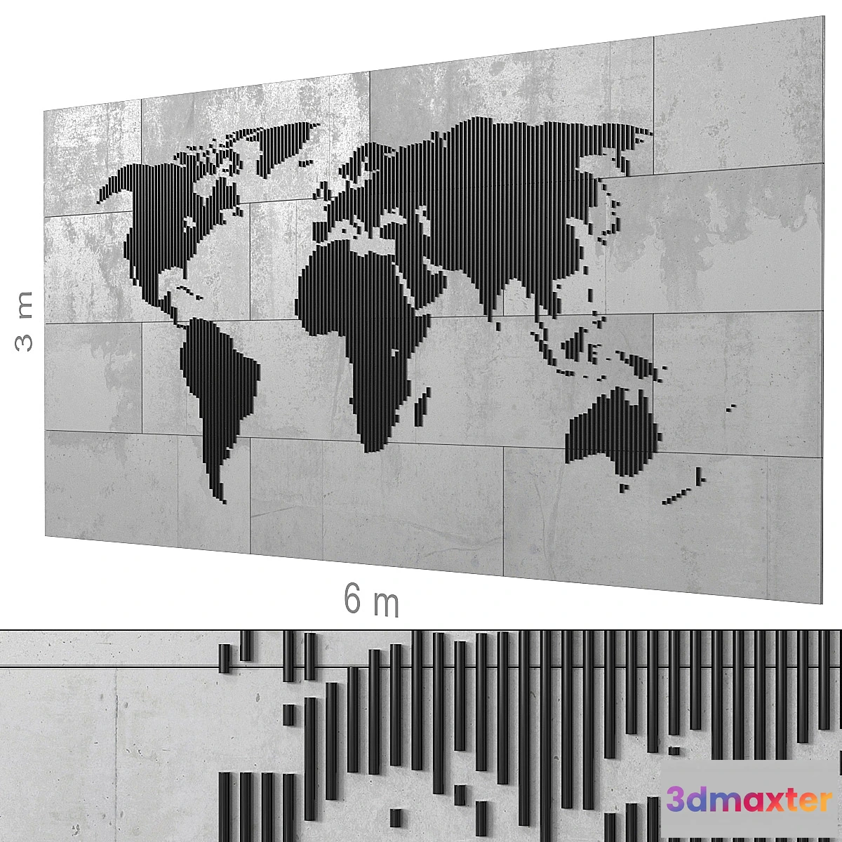 1434352 - Decorative wall 271. 3D Max