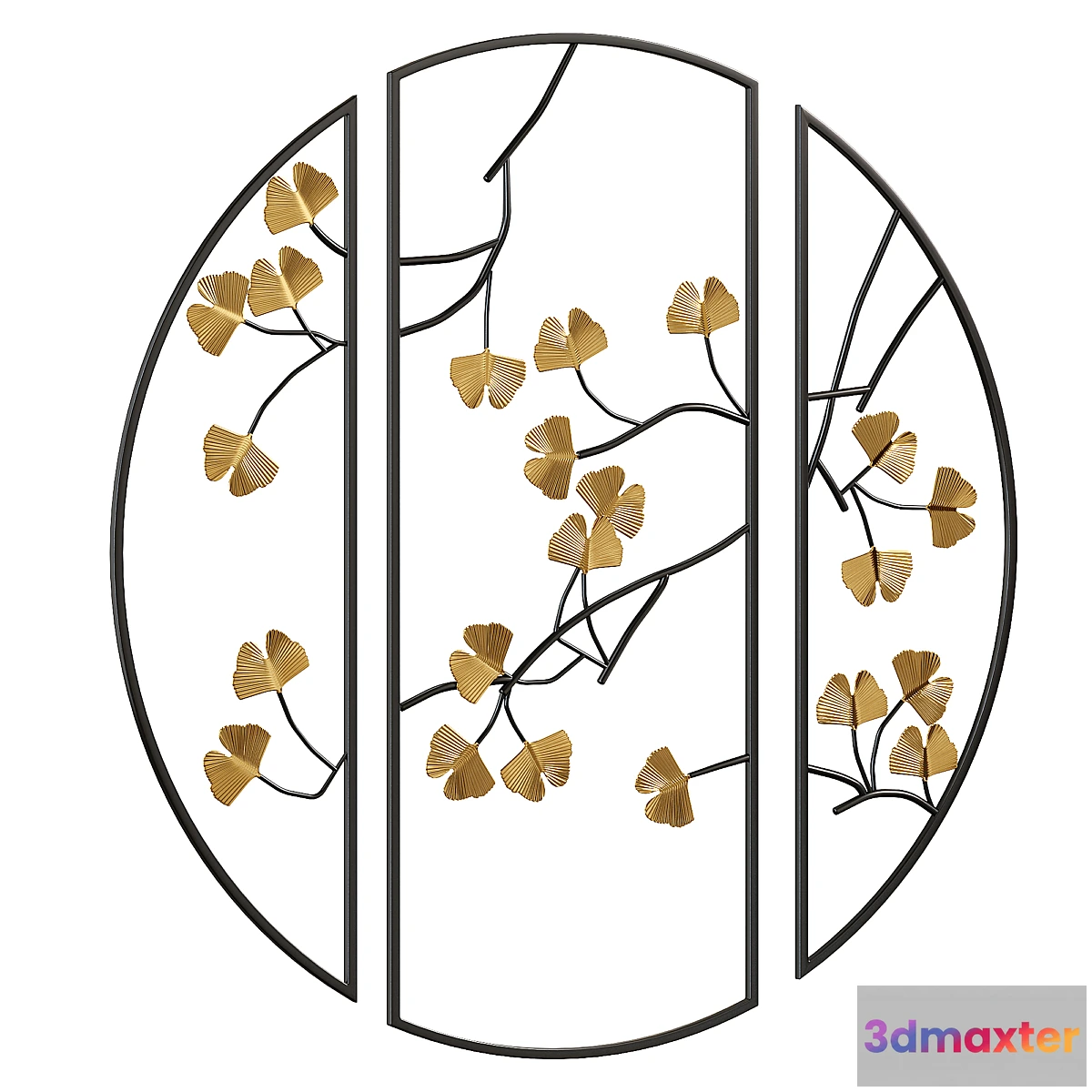 1435262 - Metal Wall Decor Set 3D Max