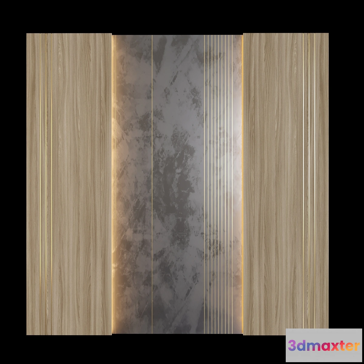 1436938 - Wall decorative panel 3D Max