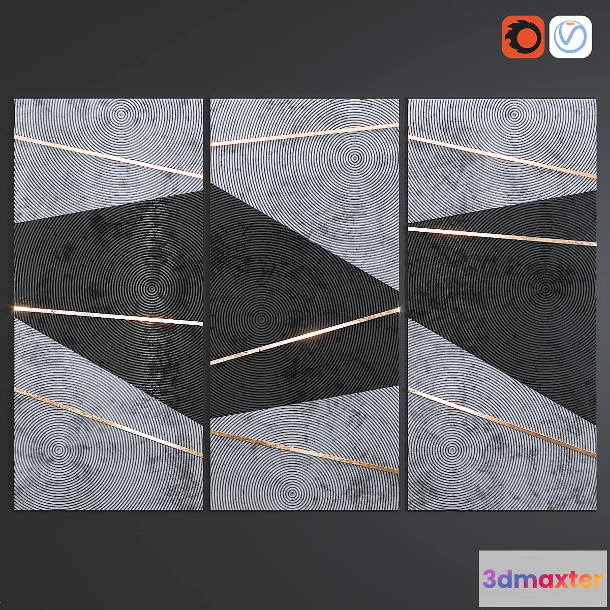 1437346 - Panel_roundmix2 3D Max