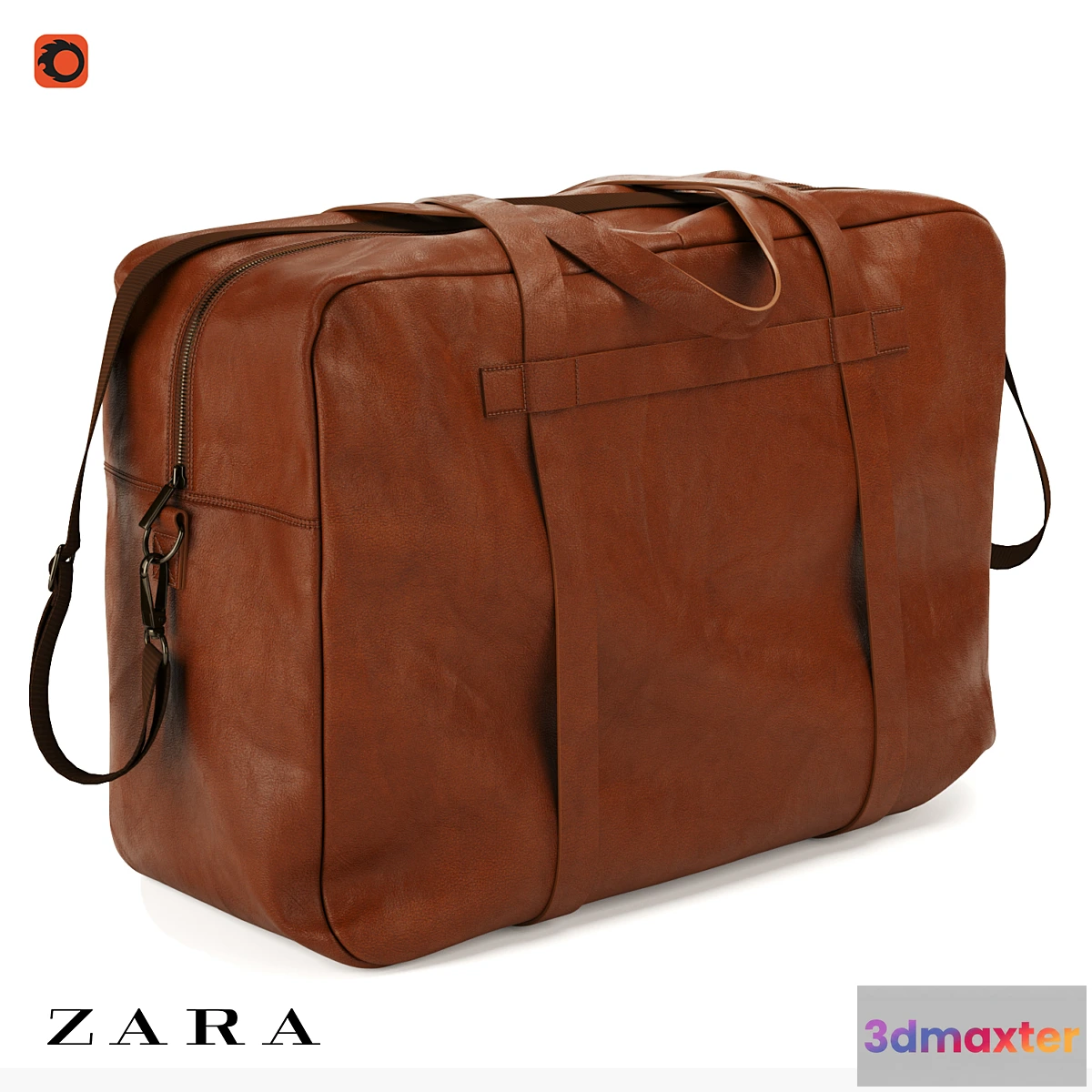 1437742 - Zara Leather Bag 3D Max