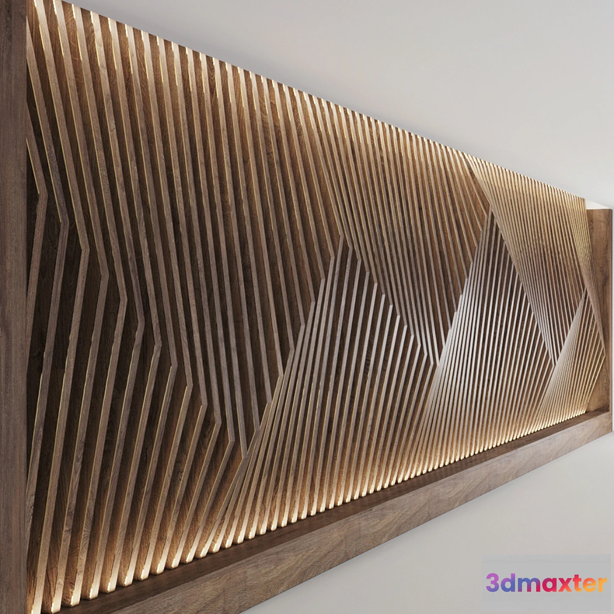 1439068 - Decorative parametric wall 3D Max