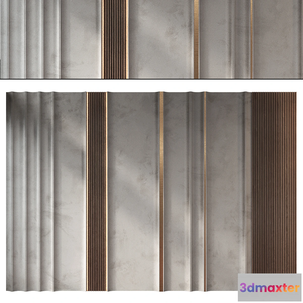 1439602 - wall panels  set 298 3D Max