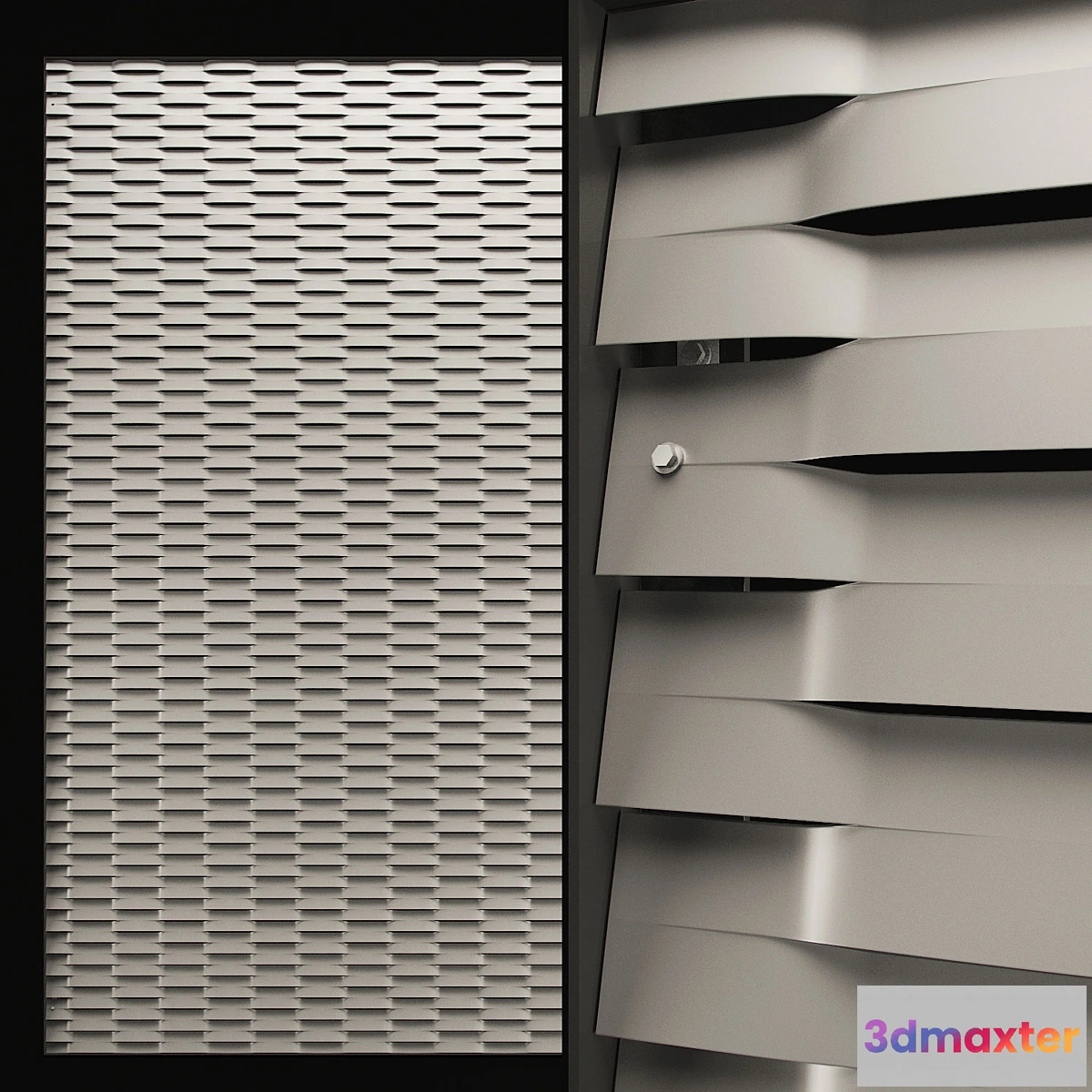 1439960 - Expanded metal mesh - 133×56 mm 3D Max