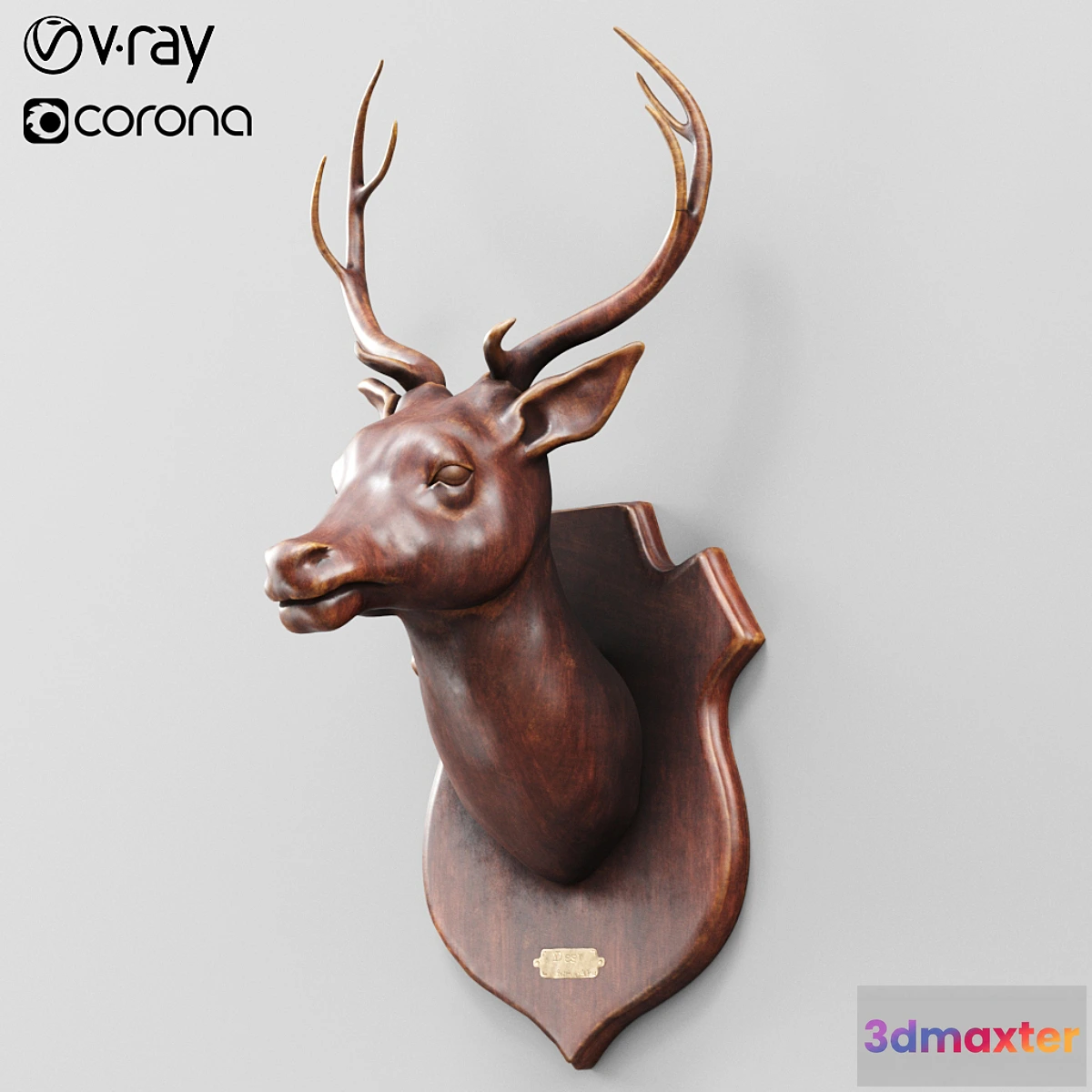 1441026 - Wooden deer 3D Max