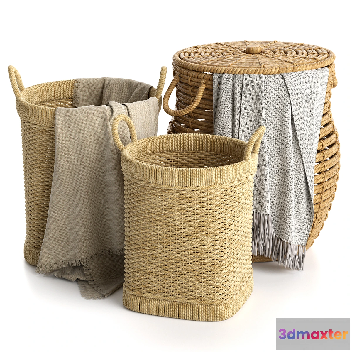 1441174 - Adairs Natural Baskets 3D Max
