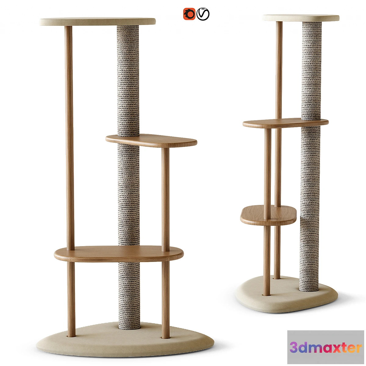 1442718 - scratching post 3D Max