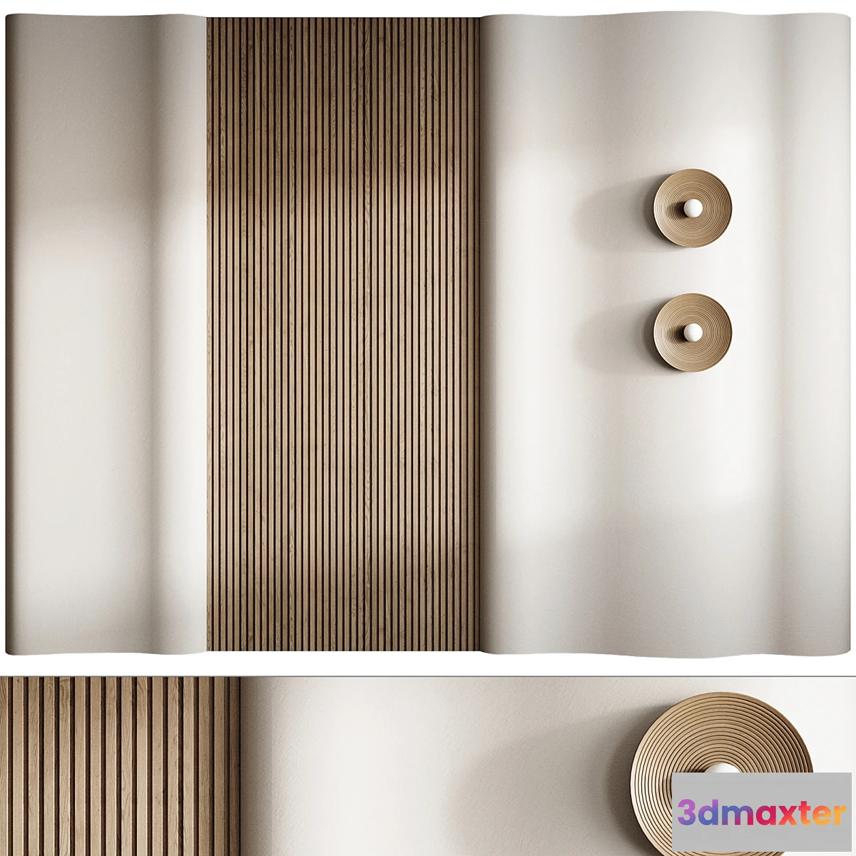 1443838 - Headboard 3d Wall Panel 43 3D Max