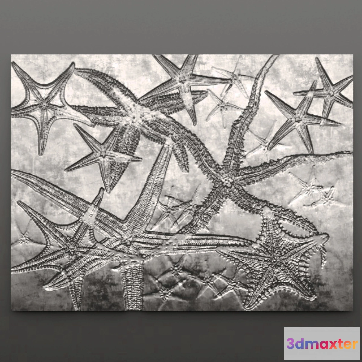 1445714 - Decor for wall. Panel. Starfish 3D Max